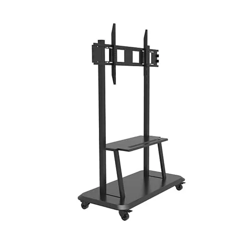 Interactive display stand for flat panels
